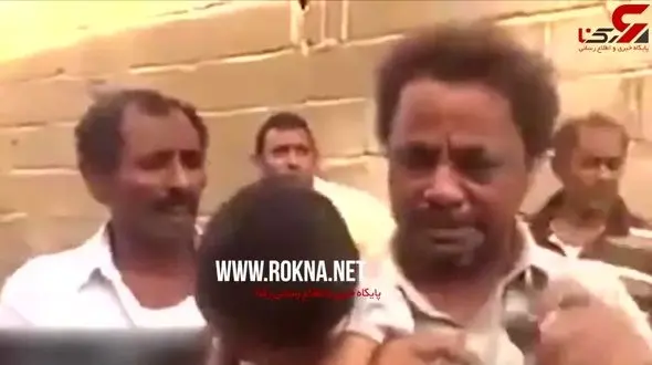 اشک‌های پدر یمنی بخاطر گرسنگی فرزندش +فیلم 