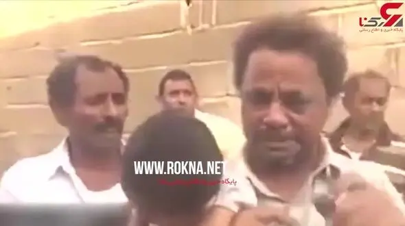 اشک‌های پدر یمنی بخاطر گرسنگی فرزندش +فیلم 