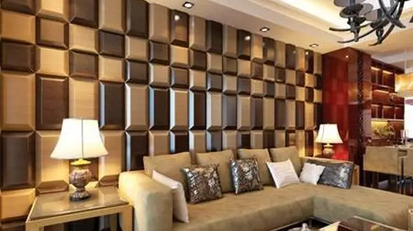 لوکس ترین فضای خانه تان را با دیوارپوش های چرمی تزئین کنید!