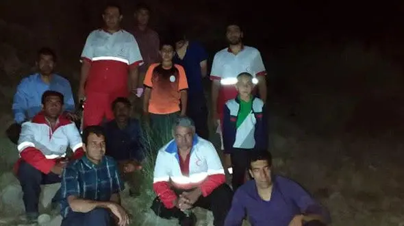 نجات 2 نوجوان گمشده در ارتفاعات کوه مدوار