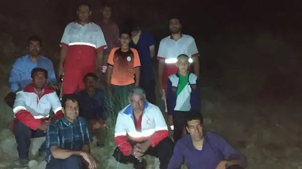 نجات 2 نوجوان گمشده در ارتفاعات کوه مدوار