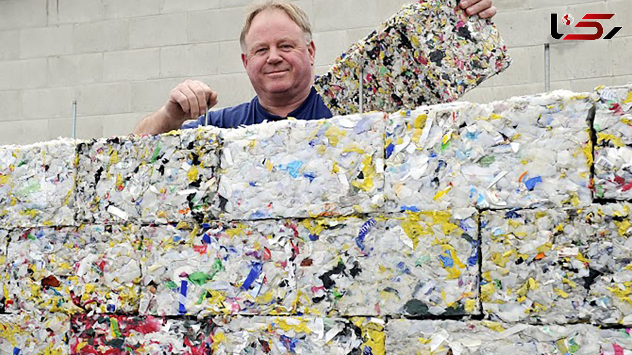 ساخت آجر از زباله های پلاستیکی / فیلم