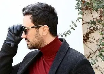 سلفی دوتایی شاهرخ استخری با نبات کوچولوی ناز که دوکیلو لُپ بهش وصله/ این دختر به مادرش رفته