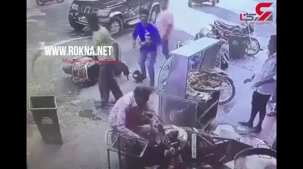 لحظه سوختن فجیع یک کودک در روغن داغ +فیلم