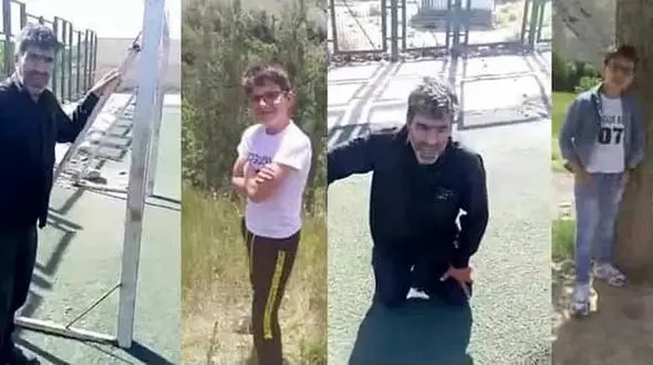 ضجه های پدر در مرگ پسر فوتبالیست مشکین دشتی / با این فیلم گریه کنید + جزییات