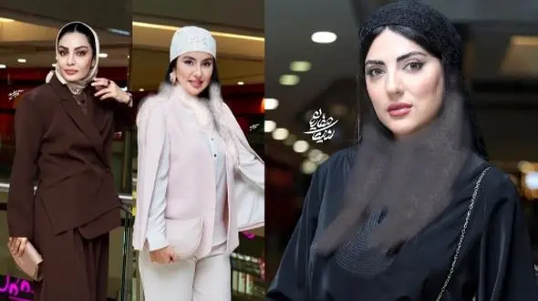 عکس ها / درخشش صحرا اسداللهی، شیدا یوسفی و هلیا امامی با لباس های خیره کننده و خوشرنگ / از کت کلاسیک صورت رنگ تا  تا تیپ سندباندی مشکی ...