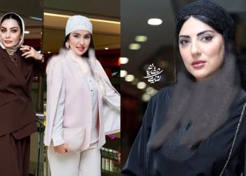 عکس ها / درخشش صحرا اسداللهی، شیدا یوسفی و هلیا امامی با لباس های خیره کننده و خوشرنگ / از کت کلاسیک صورت رنگ تا  تا تیپ سندباندی مشکی ...
