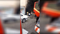 فیلم آتش‌سوزی در یکی از بانک‌های دزفول + جزییات