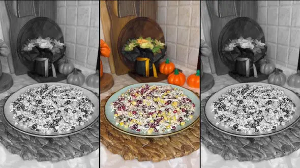 سالاد مرغ و انار یک سالاد پاییزی + فیلم