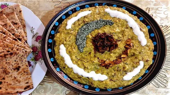 آموزش غذای ایلامی به اسم بابایاری