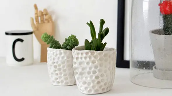 آموزش تصویری ساخت گلدان 