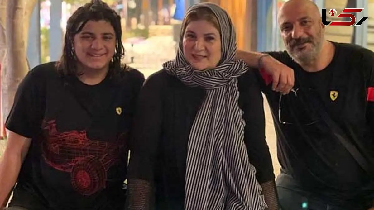 عکس / سفر در زمان/ ژست یادگاری آیین پسر دو متری ریما رامین فر با سارا و نیکای سریال پایتخت در پشت صحنه سریال