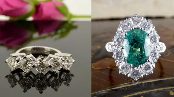 گلچینی از انگشترهای زیبای جواهر که دل هر خانمی را می برد + عکس 