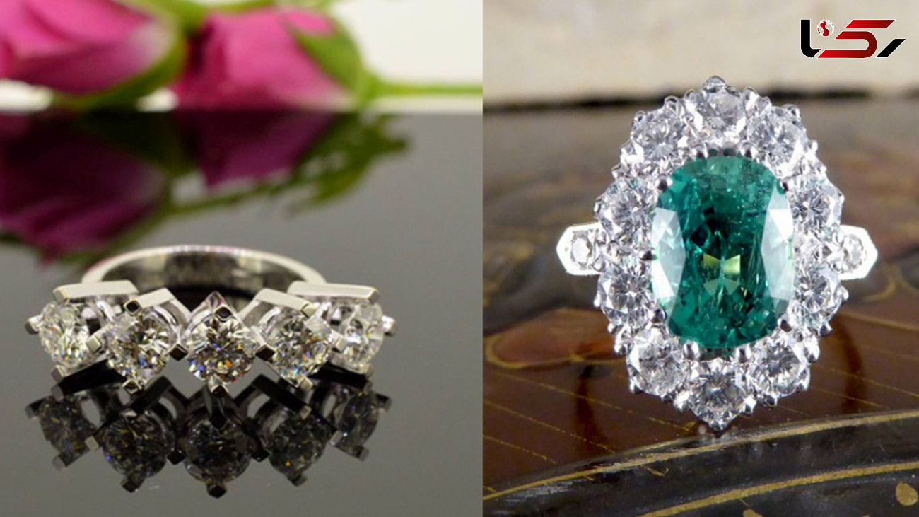 گلچینی از انگشترهای زیبای جواهر که دل هر خانمی را می برد + عکس 