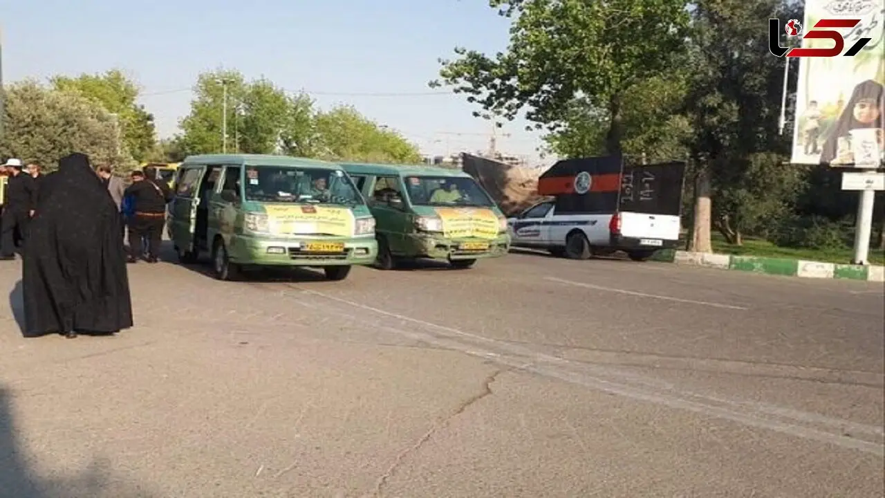 ون‌های مسافربری از میدان جمهوری تا میدان انقلاب حضور دارند