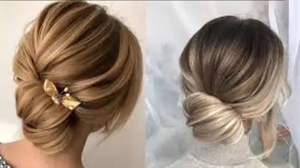 آموزش شینیون موهای بلند در خانه + فیلم