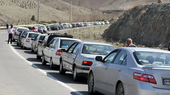 ترافیک سنگین در محور هراز+عکس