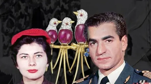 سفر به ایام قدیم سال 1329ِ‌؛ ثریای اسفندیاری با لباس عروس در مراسم عروسی اش با شاه پهلوی