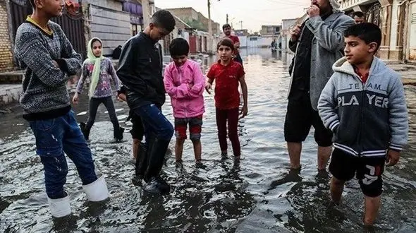 سامانه بارشی جدید راه اهواز / مسئولان بجای کار  با یکدیگر دعوا می کنند