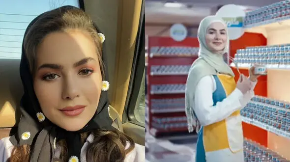 عکس های زننده خانم محجبه تیزرهای تلویزیونی ! + فیلم شوکه آور از تفاوت فاحش