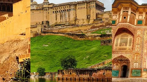 قلعه امبر؛ نمونه ای زیبا از معماری باستانی در هند +عکس هاس دیدنی 