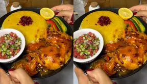 زرشک پلوی اعیونی با چه فرمولی درست میشه؟ / فیلم