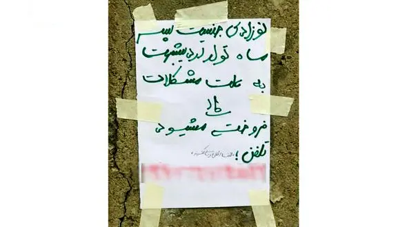 آگهی فروش جنین نوزاد در شکم مادر ایرانی + عکس