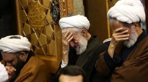 مراسم ختم پسر صدیقی در قم + تصاویر