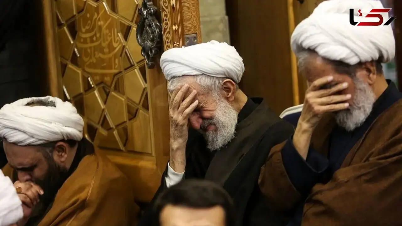 مراسم ختم پسر صدیقی در قم + تصاویر