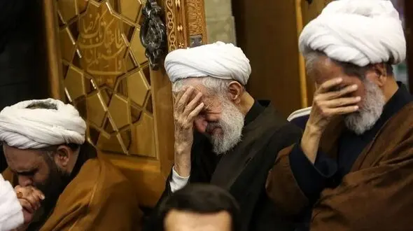 مراسم ختم پسر صدیقی در قم + تصاویر