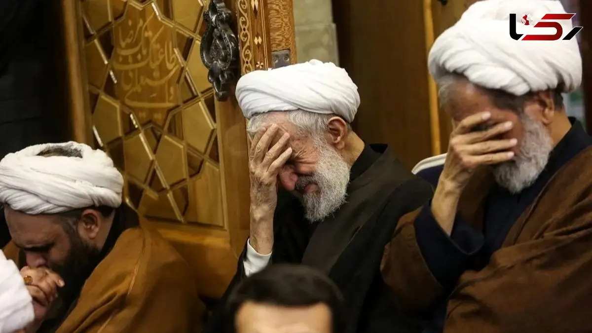 مراسم ختم پسر صدیقی در قم + تصاویر