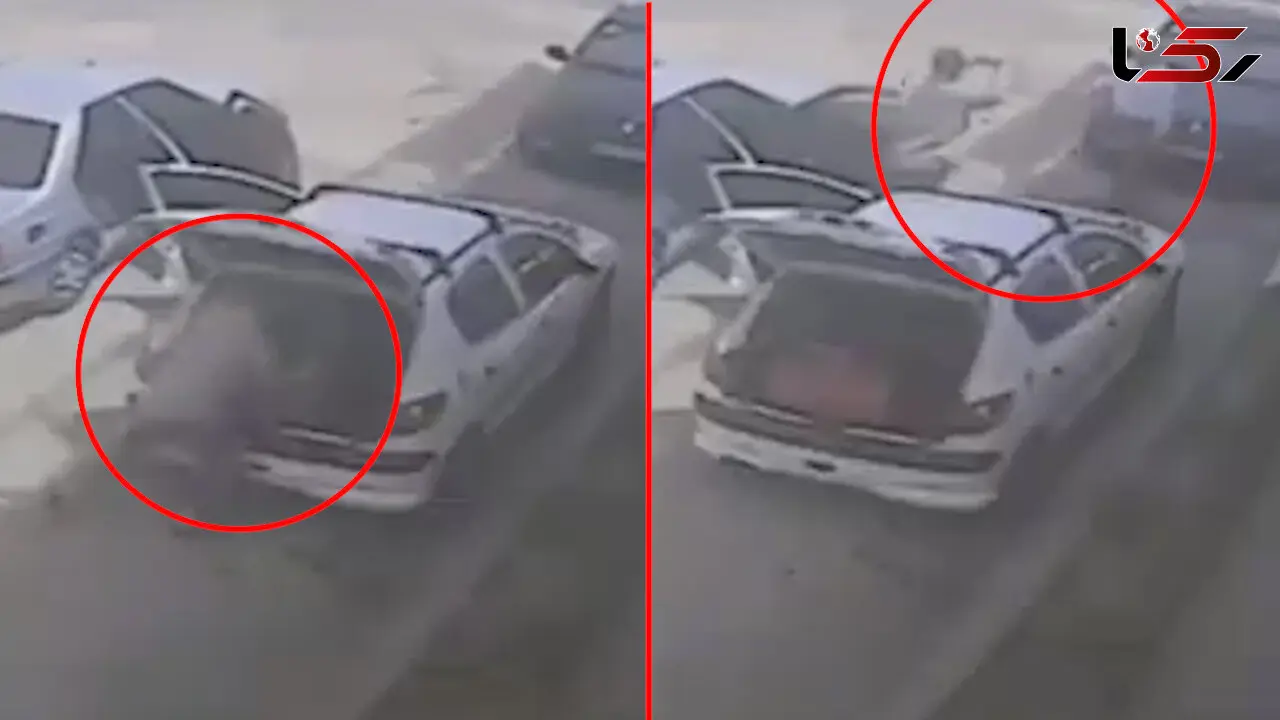 فیلم باورنکردنی از سرقت پژو 206 در روز روشن / همه تماشاچی بودند