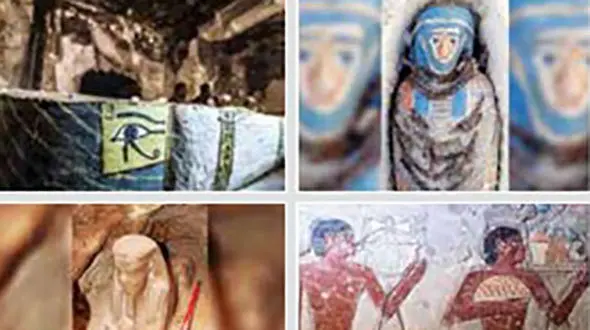 کشف 8 مومیایی در تابوت آهکی+ عکس