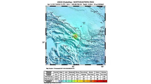 احتمال ادامه پس لرزه های مشهد تا یک ماه +عکس