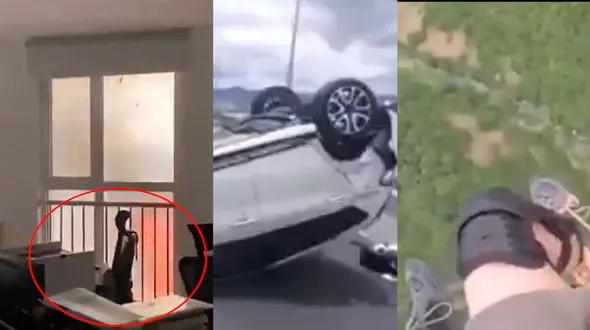 ببینید / از آتش سوزی در آسمان خراش تا بلایی که سر دوچرخه سوار بدشانس آمد + 10 فیلم حادثه ای 