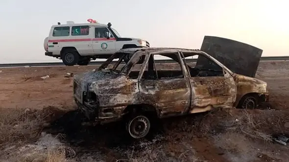 سوختگی شدید  4 نفر در پراید / در میامی رخ داد + عکس 