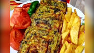 کوکوی مرغ و سبزیجات شام امشب