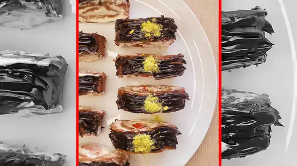 فیلم طرز تهیه رولت موز با بیسکوئیت
