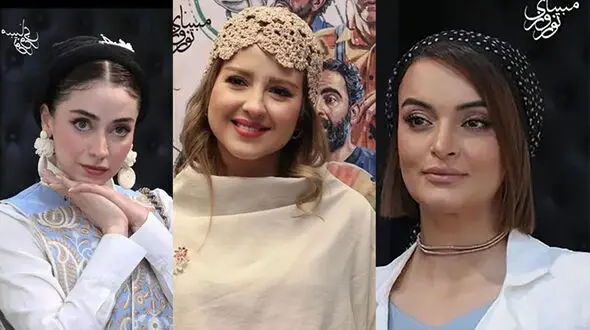 فیلم / تیپ و استایل های خارج از صداوسیمای بازیگران زن سریال کلینیک رویا در مراسم اکران 