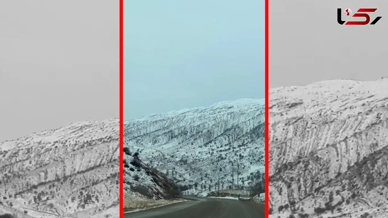 فیلم زیبایی زمستانی مسیر یاسوج به شیراز