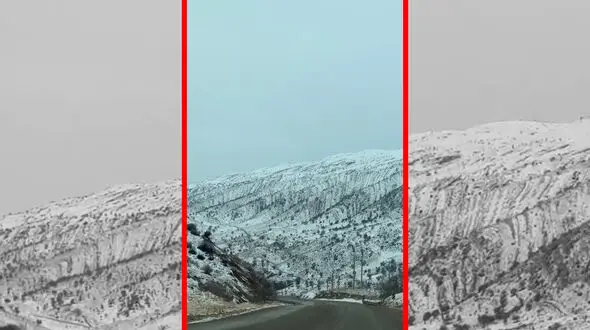 فیلم زیبایی زمستانی مسیر یاسوج به شیراز
