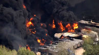 آتش‌سوزی در کارخانه مواد شیمیایی در «هیوستون» آمریکا