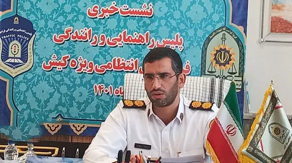 آمار ۷۹ درصدی تصادف خودرو‌های سواری در کیش