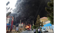 3 عکس از لحظه آتش سوزی هولناک کارخانه الکل در قم+ فیلم 