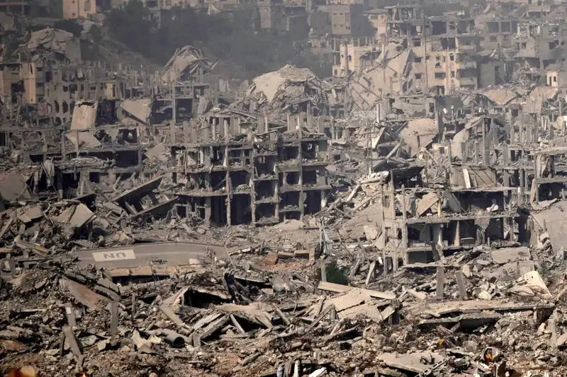 ویرانی‌های شمال نوار غزه پس از عملیات نظامی اسرائیل