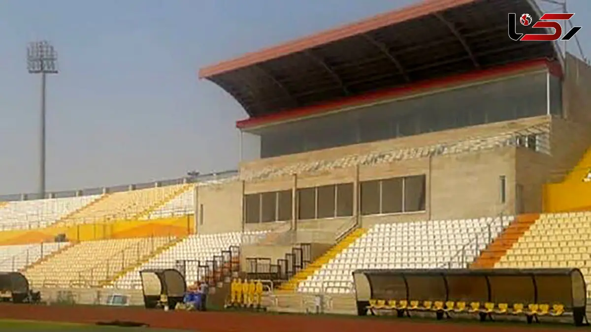 آسیب به ورزشگاه ۱۵ هزار نفری بوشهر در حمله دشمن