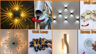 فیلم/ 4 ایده ساده و خلاقانه برای ساخت چراغ دیواری آنتیک با لوله پلیکا 