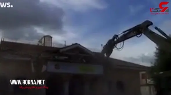  آقای وزیر با بولدوزر ویلای تبهکاران را تخریب کرد+ فیلم