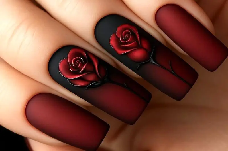 ایده ناخن یلدایی لاکچری 2