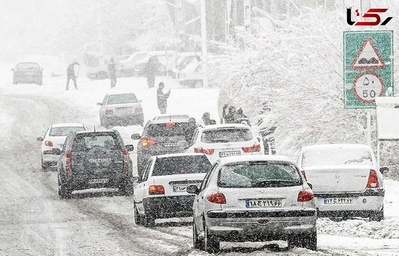 رانندگان بدون زنجیر چرخ در شرایط برفی ممنوع + فیلم